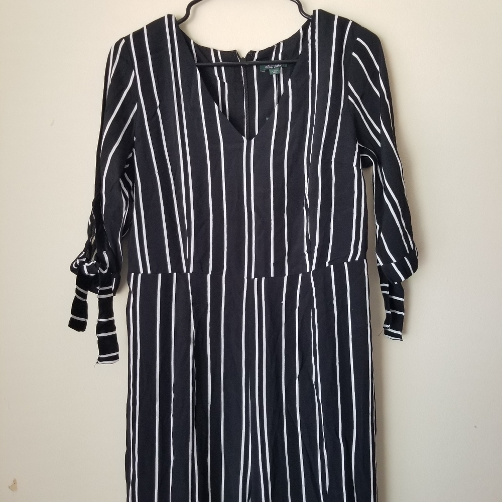 Striped Flowy Jumpsuit